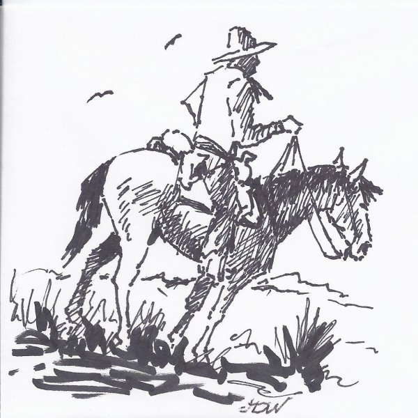 Man On Horse