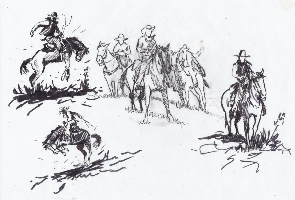 Men On Horses